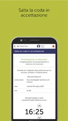 Prenoting Poliambulanza android App screenshot 3